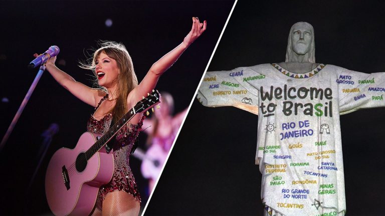 Christ the Redeemer Welcomes Taylor Swift With Open Arms and A Special Projection