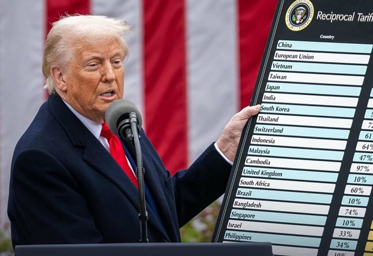 Trump Impõe Altas Tarifas; Alguns Parceiros-Chave São Duramente Atingidos