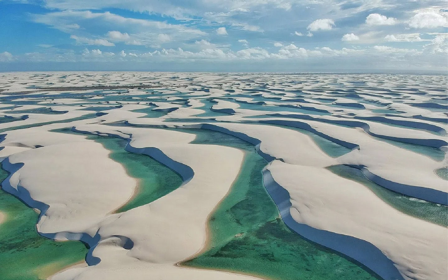 Greetings From A Surreal Expanse Of Sand Dunes Dotted With Freshwater Lagoons In Brazil